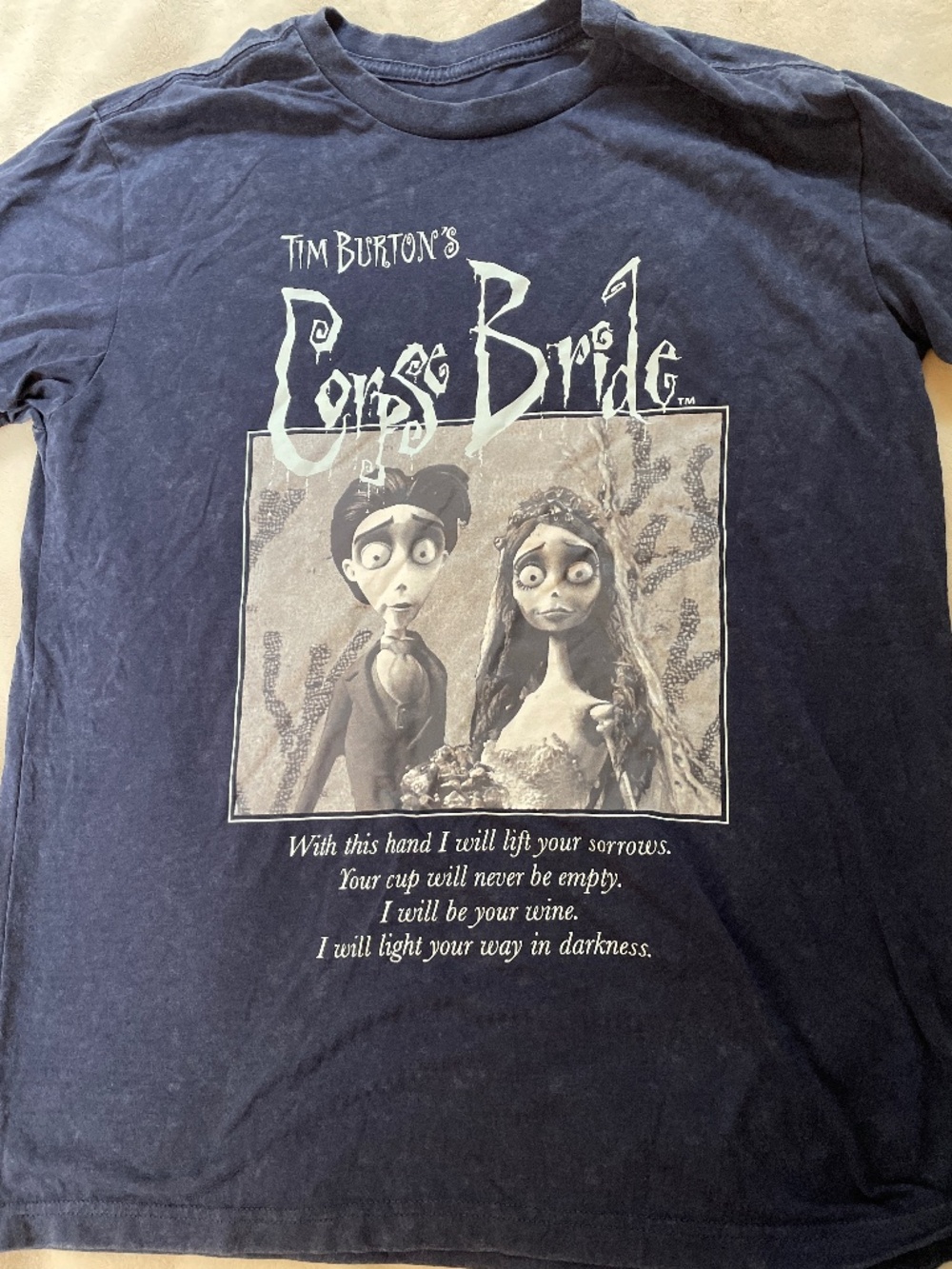 Corpse bride oversized tee